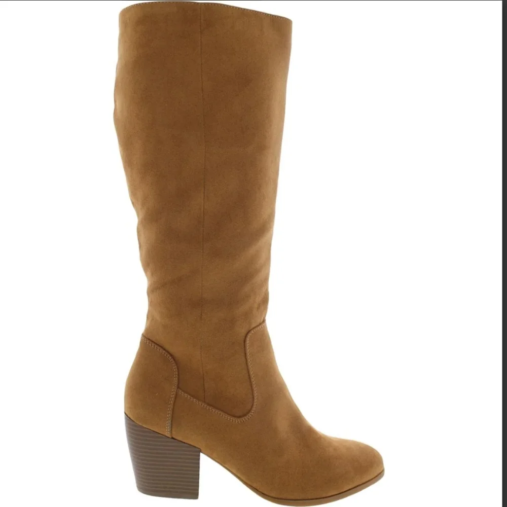NEW STYLE & CO | $89 Faux Suede Mid Calf Boots - Picture 4 of 8